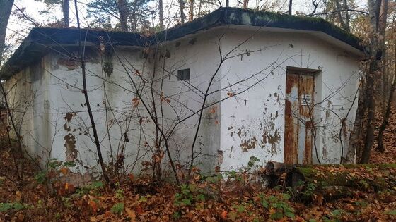 Eine der zahlreichen Industrieruinen auf dem MUNA-Gelände im Osten Bambergs